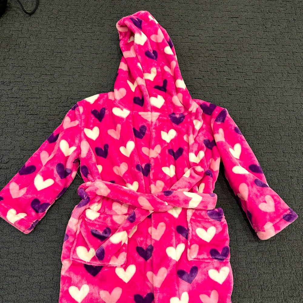 Hatley girls fleece hooded robe